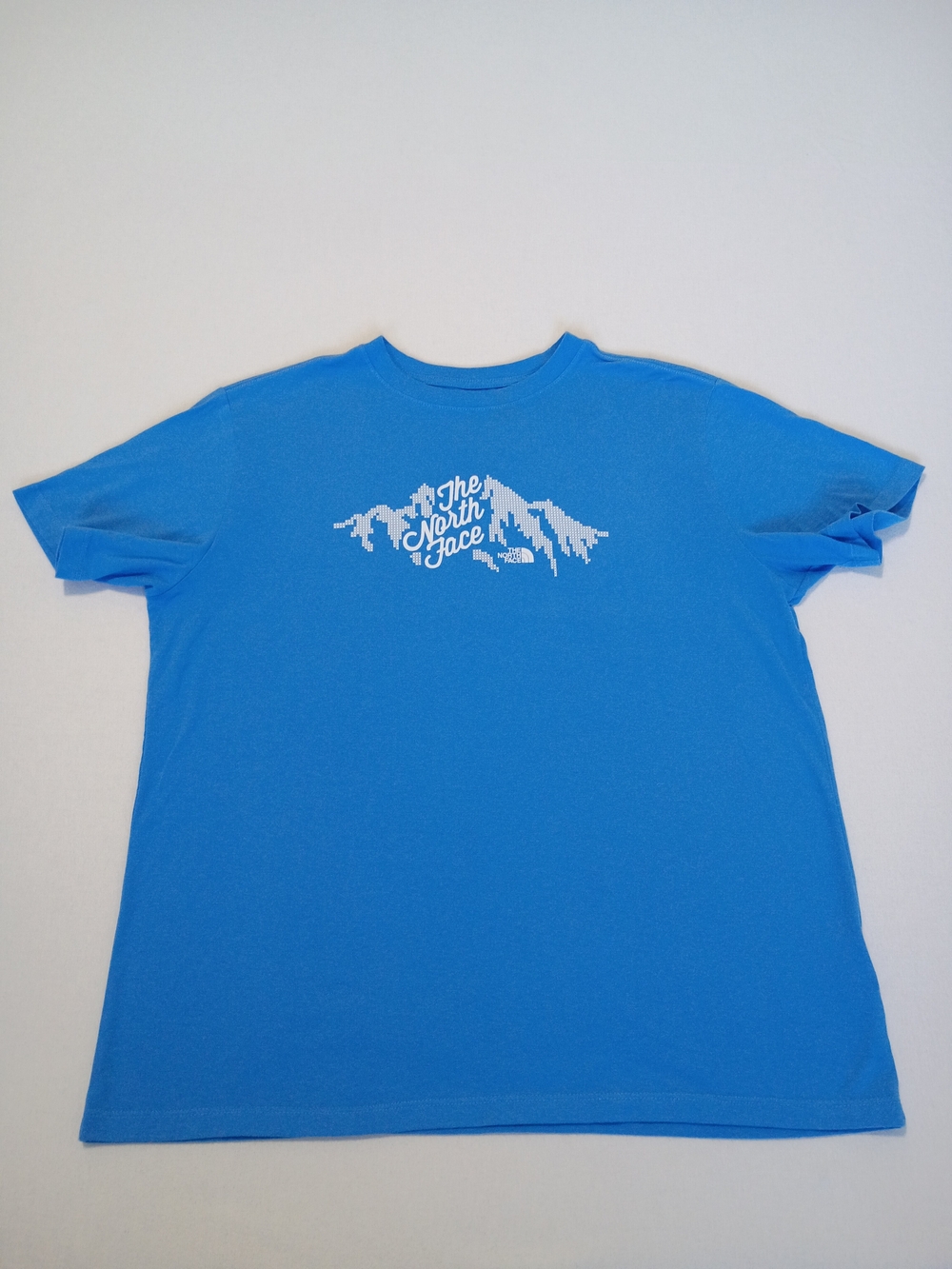 The North Face Women's Large Blue Mountain Graphic T-Shirt 100% Cotton L